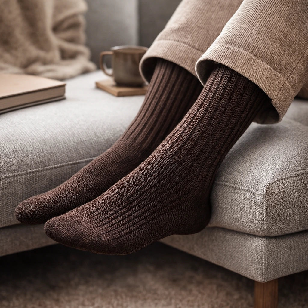 Premium Alpaka Socken: 92% Alpakavlies für luxuriöse Wärme
